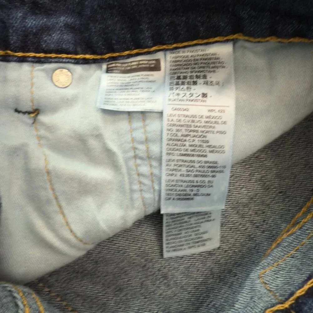 Levi’s 505 Regular Fit Straight Leg Jeans - Size W40 L30